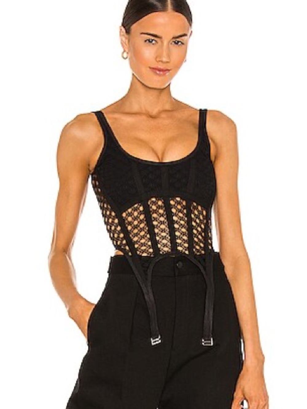 Dion Lee black lace top, sold out